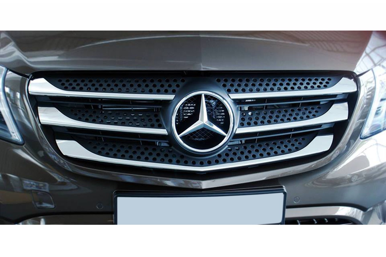 Stainless Steel Grill Bars for MERCEDES VITO / VIANO W447 Grill Strips